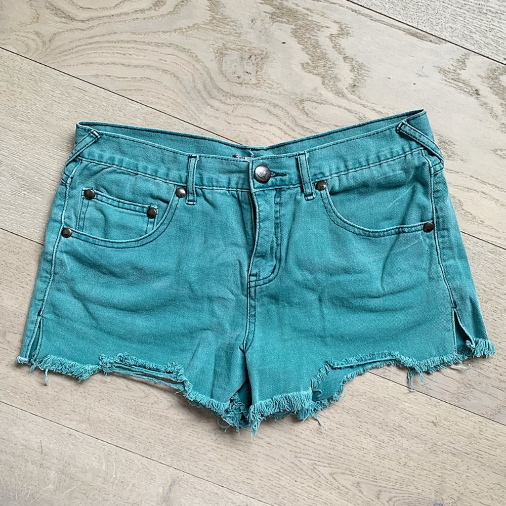 Free People Jean shorts